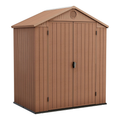 Keter Outdoor Garden Storage Shed – Brown Resin Storage House